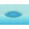 thumbnail image 1 of Ahgly Company Tapis d'Intérieur Rectangulaire Transitionnel Bleu Turquoise Vert Lavable à la Machine, 7 Pieds x 10 Pieds, 1 of 7