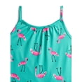 thumbnail image 2 of Wonder Nation Girls Tank Top and Shorts Pajama Set, 2-Piece, Sizes 4-18, 2 of 3