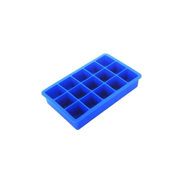 Advancent Molde cuadrado para hacer cubitos de hielo, molde de silicona para glaseado de frutas, jugo, vino, bandeja para bebidas, molde DIY, accesorios Cocina y Comedor Azul Advancent HA001616-03