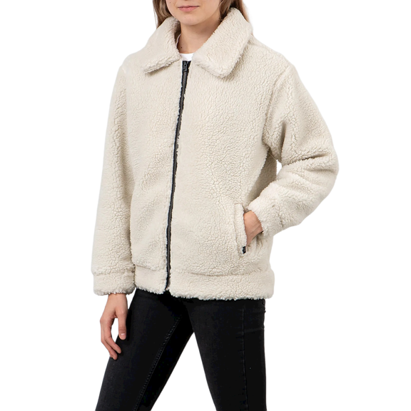 Vans Snow Out Women's Sherpa Full Zip Jacket Size XL