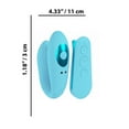 thumbnail image 4 of Loveline Charme Dual Motor Silicone Rechargeable G-Spot Cilitrol Vibrator with Remote Control, Blue, 4 of 4