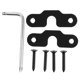 thumbnail image 5 of AURARMLET 1Juego Kit De Reparación Para Visor Solar Clip Soporte De Aluminio Negro Resistente Para, 5 of 7