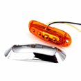 thumbnail image 4 of 10x ámbar 4 LED luz indicadora lateral para coche camión remolque camioneta 12V 24V JAMW Sencillez, 4 of 5