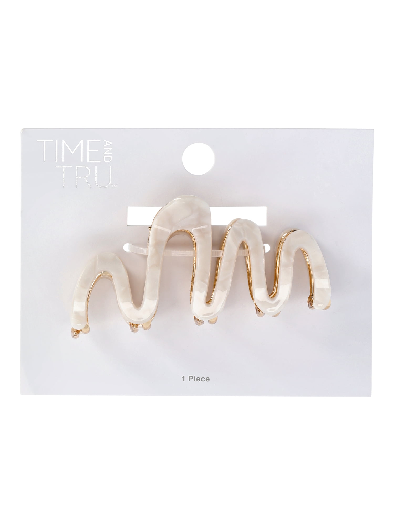 Time and Tru Women's Squiggle Hair Claw Clip