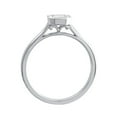 thumbnail image 2 of 0.35 Carat Invisible Set Diamond Engagement Ring Band in 14K White Gold (Ring Size 5.5), 2 of 5