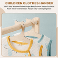 thumbnail image 4 of 20PCS Baby Wooden Clothes Hanger Baby Hanger Rack, 4 of 8