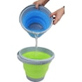 thumbnail image 3 of SAMMART 5.5L (1.4 Gallon) Collapsible Plastic Bucket - Foldable Round Tub - Portable Fishing Water Pail - Space Saving Outdoor Waterpot, 3 of 6