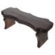 thumbnail image 1 of GOOHOCHY Taburete bajo de madera maciza con reposapiés pequeño, banco de meditación japonés, mueble para entrada, salón de té, oficina, dormitorio, ducha, 1 of 8