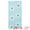 Blue, variant on Unique Bargains Pure Cotton Daisy Pattern Ultra Soft Hand Towel Pink 29" x 13"