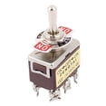 thumbnail image 1 of Interruptor de palanca DPDT de 3 posiciones ON/OFF/ON con 6 terminales de tornillo 250V/15A, 1 of 3