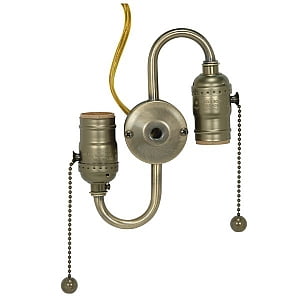 

Satco Steel S Cluster Pull Chain