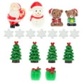 thumbnail image 3 of Miangastore 20pcs Christmas Miniature Model Mini Christmas Ornament DIY Snow Globe Figurines, 3 of 8