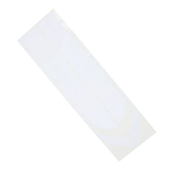 33.46"x10.04" Car Hood White Stripe Sticker Auto Racing Exterior Decal Decoration for Car Hood Roof Trunk Skirt Bumper