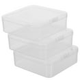 thumbnail image 1 of Multi-Functional Storage Cases White 3Set 4.02X4.02X1.38In, 1 of 1