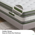 Novilla 12'' Cool Gel Memory Foam Pocket Spring Hybrid Mattress/Bed in