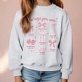 thumbnail image 2 of XXWXYD Children Personalized Sweatshirt All Season Long Sleeve Pullover Top Teen Boys Girls Casual Cozy Fleece Loungewear Comfortable Everyday Street Fashion, 2 of 7