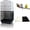Upgraded Sequined, variant on 2Pcs Bird Cage Cover, Adjustable Soft Airy Nylon Mesh Parrot Net, Universal Feather Seed Catcher, Birdcage Cover Skirt Sheer Guard for Round Square Bird Cages (White +Black)