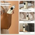 thumbnail image 4 of Whatever You Like-Portable 8000mAh Baby Bottle Warmer USB Vacuum Flask Milk Heater for Travel - Wireless, Insulated, Compatible with Various Bottle Sizes, Safe Heating (Beige)"}, 4 of 7