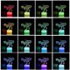 thumbnail image 2 of Luz de Noche 3D Led Lámpara de Noche Táctil Colorida Lámpara de Mesa Luz de Ambiente Irfora Luz de noche, 2 of 7
