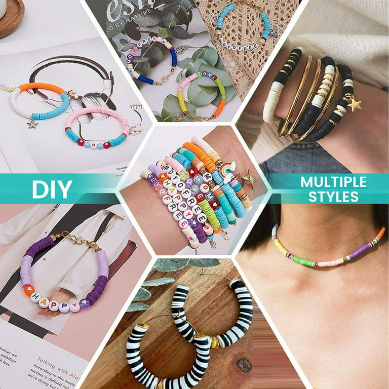 bead spinner bracelet ideas  Clay bead necklace, Diy bracelets patterns, Clay  bracelet