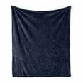 thumbnail image 1 of Abstract Soft Flannel Fleece Blanket, Print of Green Toned Bird Footprints Dark Colors Background Illustration, Cozy Plush for Indoor and Outdoor Use, 70" x 90", Navy Blue and Teal, by Ambesonne, 1 of 5