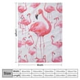 thumbnail image 4 of Jiayy Flamingo Blanket Gifts - Cute Throw Blanket for Women &amp; Girls - Pink Soft Plush Blankets for Crib, Couch &amp; Travel, Gifts for Flamingo Lovers, 4 of 6