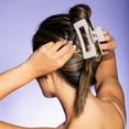 thumbnail image 2 of Gimme Pinces à Cheveux Rectangulaires, Violet & Crème, 2 Cpt, 2 of 7