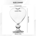 thumbnail image 3 of Veeogra Stemless Wine Glasses,Heart Shaped Shot Glasses,Funny Cool Wine Glasses,Crystal Cocktail Glasses,Martini Glasses,Reusable Drinking Cups,For Wedding Banquet Restaurant,Gift Barware, 3 of 5