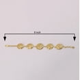 thumbnail image 2 of 6.00 CTW Natural Diamond Polki Beads Bracelet 925 Sterling Silver 14 K Gold Plated Women Jewelry, 2 of 5