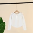 thumbnail image 2 of Ashirexll Girls Hoodies, Zip Up Hoodie, Girls' Hoodies for Fall and Winter Casual Loose Long Sleeve Zip Up Sweatshirt, 2 of 7