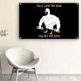 thumbnail image 3 of Tapiz de pared Mess With Honk You Get Bonk, microtela de 150 x 90 cm, 3 of 3
