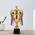 thumbnail image 3 of High Quality Children Award Prize Competition Soccer Champion with Lid Metal Model Winner Award Trophy Toy Sports Games Gold Trophy Awards Small Prize Cup STYLE B-44CM, 3 of 8