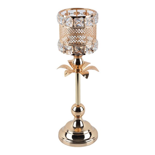 Portavelas de cristal Velas de pilar de luz de té Soporte de candelabro para boda M Zulema Porta vela