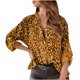 thumbnail image 1 of Moda mujer elegante sexy casual manga larga gasa camisa tops blusa Pompotops  gfhjh21665, 1 of 5