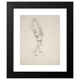 thumbnail image 2 of Fernand Cormon 15x18 Black Modern Framed Museum Art Print Titled - Man Seen from Back Pulling a Rope, 2 of 5