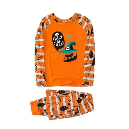 

Gupgi Family Pyjamas Halloween Matching Outfit Pumpkin Tshirts Tops Pants