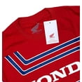thumbnail image 2 of Honda Racing Men's T-Shirt No Lanes Long Sleeve Crewneck Tee (X-Large, Red), 2 of 4