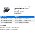 thumbnail image 2 of Mass Air Flow Sensor Assembly - Compatible with 1993 - 1998 Volkswagen Jetta 1994 1995 1996 1997, 2 of 2