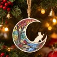thumbnail image 2 of Tarjetas de Regalo Ornamento de Madera de Navidad con Tarjeta de Historia Papá Noel Amistad Ornamento de Elefante Amistad Bono Especial Regalo E Tarjeta de Regalo, 2 of 6