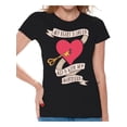 thumbnail image 1 of Awkward Styles Valentines T-Shirt My Heart is Locked T Shirts for Women Valentine's Day Gifts, 1 of 4