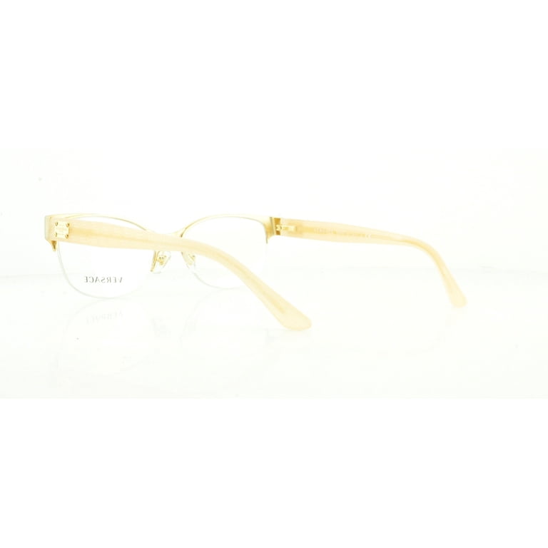 VERSACE Eyeglasses VE 1222 1196 Brushed Gold‎ 53MM VERSACE Eyeglasses VE 1222 1196 Brushed Gold 53MM - Walmart.com main image 3