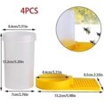 thumbnail image 2 of 4 Uds alimentador de entrada abejas dispensador de agua abejas alimentador de agua nido apicultor herramienta plástico abejas agua, 2 of 5