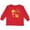 Red, variant on Inktastic My Grandma Loves Me Giraffe Boys or Girls Long Sleeve Toddler T-Shirt