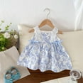 thumbnail image 5 of TAIAOJING Girls Dresses Casual Lace Sleeveless Dress For Baby Toddler Kids Summer Spring Everyday Wear Age 6 Months To 6 Years Comfort 5-6Y, 5 of 9