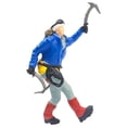 thumbnail image 2 of Figuras realistas de personas escalando a escala 1/64 Figuras de personas montañistas Figuras en miniatura Azul, 2 of 9