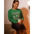 thumbnail image 2 of Tstars Womens Ugly Christmas Sweater Dachshund Snow Ho Ho Ho Christmas Gift Funny Humor Holiday Shirts Xmas Party Christmas Gifts for Her Women Sweatshirt Ugly Xmas Sweater, 2 of 6