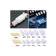 thumbnail image 2 of 580 Pcs 2.8mm Terminal De Cable Eléctrico, 2/3/4/6/9 Pines, 2 of 3
