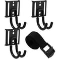 thumbnail image 1 of 1 Set Heavy Duty Tree Stand Strap Gear Hangers For Hunting Multi Hook Accessory Holder With Metal Hooks, 1 of 8