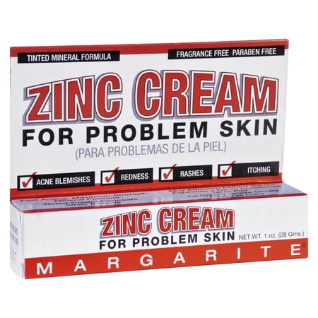 Margarite Cosmetics Zinc Cream for Problem Skin 1 oz Cream