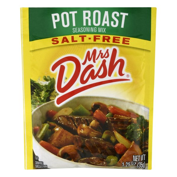 Mrs. Dash Seasoning Mix SaltFree All Natural Pot Roast, 1.25 OZ